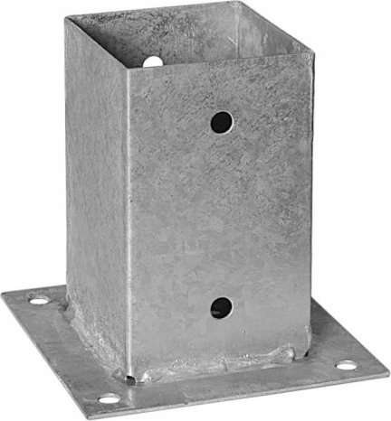 Domax Podstawa słupa przykręcana do betonu 91x150x2mm ocynk