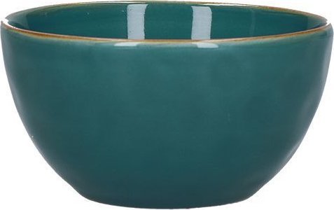 NPC Polska Rose&Tulipani Zestaw 6 misek na owoce z kamionki 11 cm niebiesko-zielony