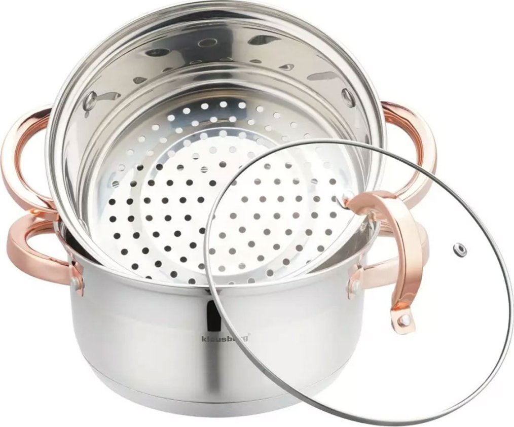 Klausberg GARNEK NA PARĘ KLAUSBERG 3 ELEM. 20cm KB-7728 ROSE GOLD