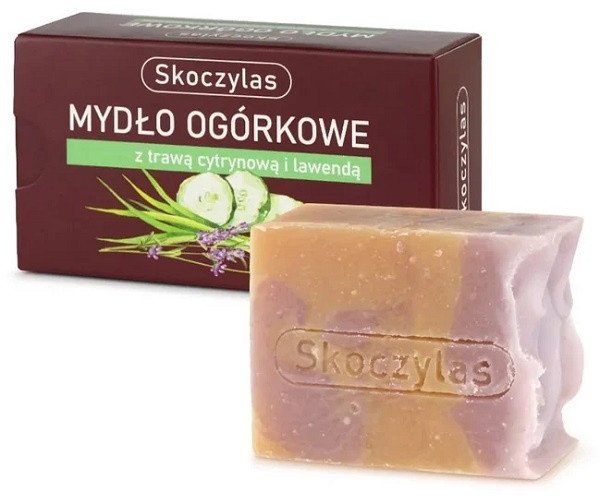 SKOCZYLAS Mydło ogórkowe z Trawą Cytrynową i Lawendą 100g