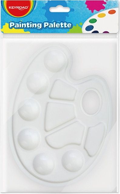 Keyroad Paleta malarska KEYROAD, zawieszka, biała