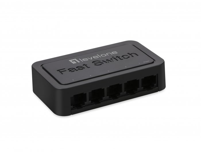 level one LevelOne F(wersja europejska)-0512 5-Port-Fast Ethernet-Switch