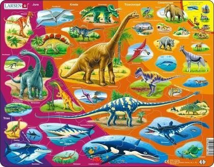 Larsen Układanka Historia natury Od Triasu do teraz PL