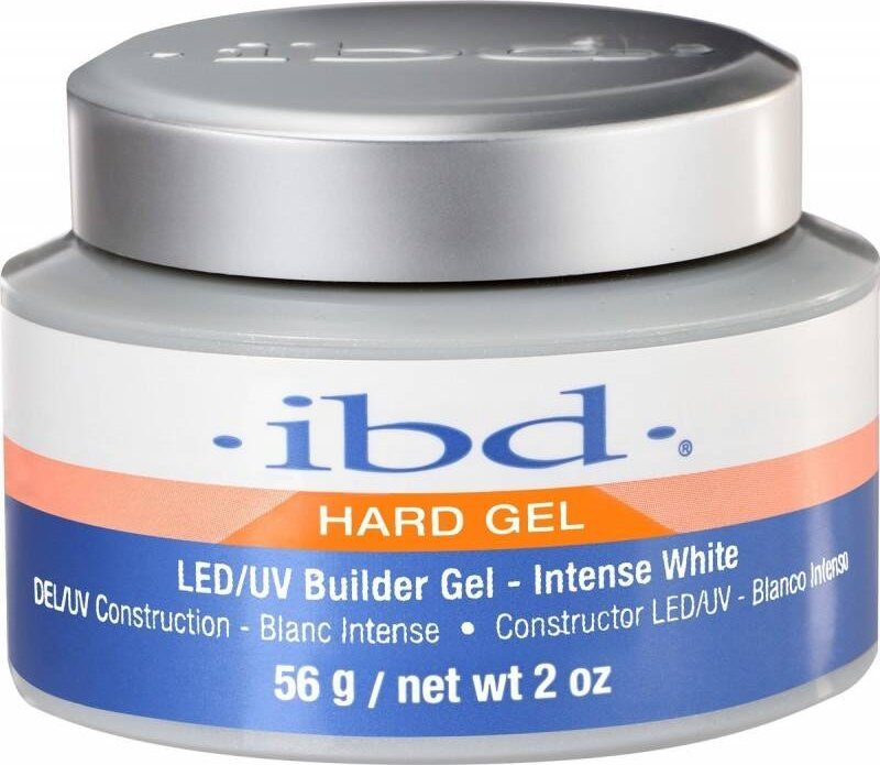 IBD ibd Hard Builder Gel LED/UV żel budujący Intense White 56g