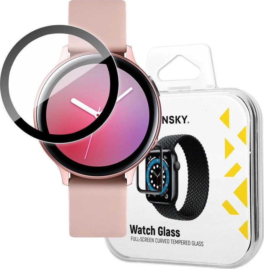Wozinsky Wozinsky Watch Glass hybrydowe szkło do Samsung Galaxy Watch Active 2 40 mm czarny
