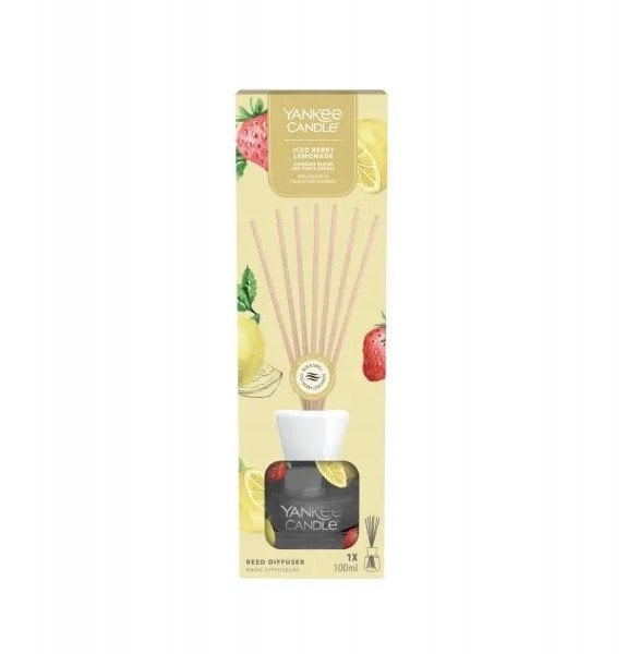 Namų kvapas su lazdelėmis Yankee The Signature Iced Berry Lemonade Reed, 100 ml