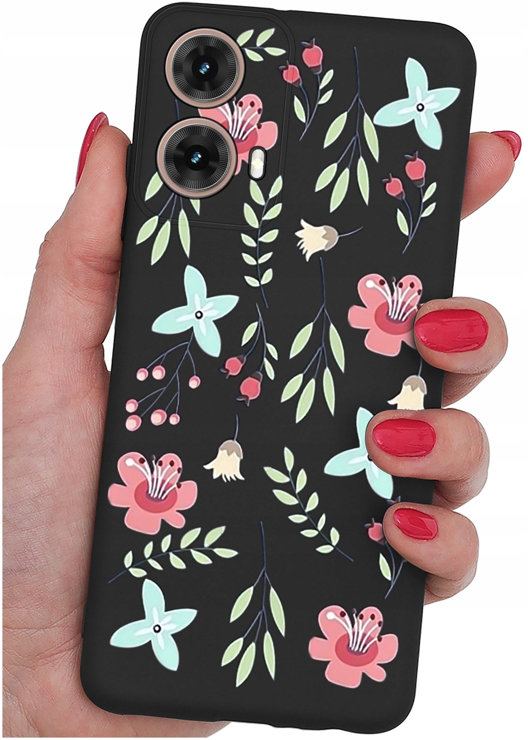 Etui do Motorola Moto G85 5G WZORY |SILIKONOWE MATT CASE