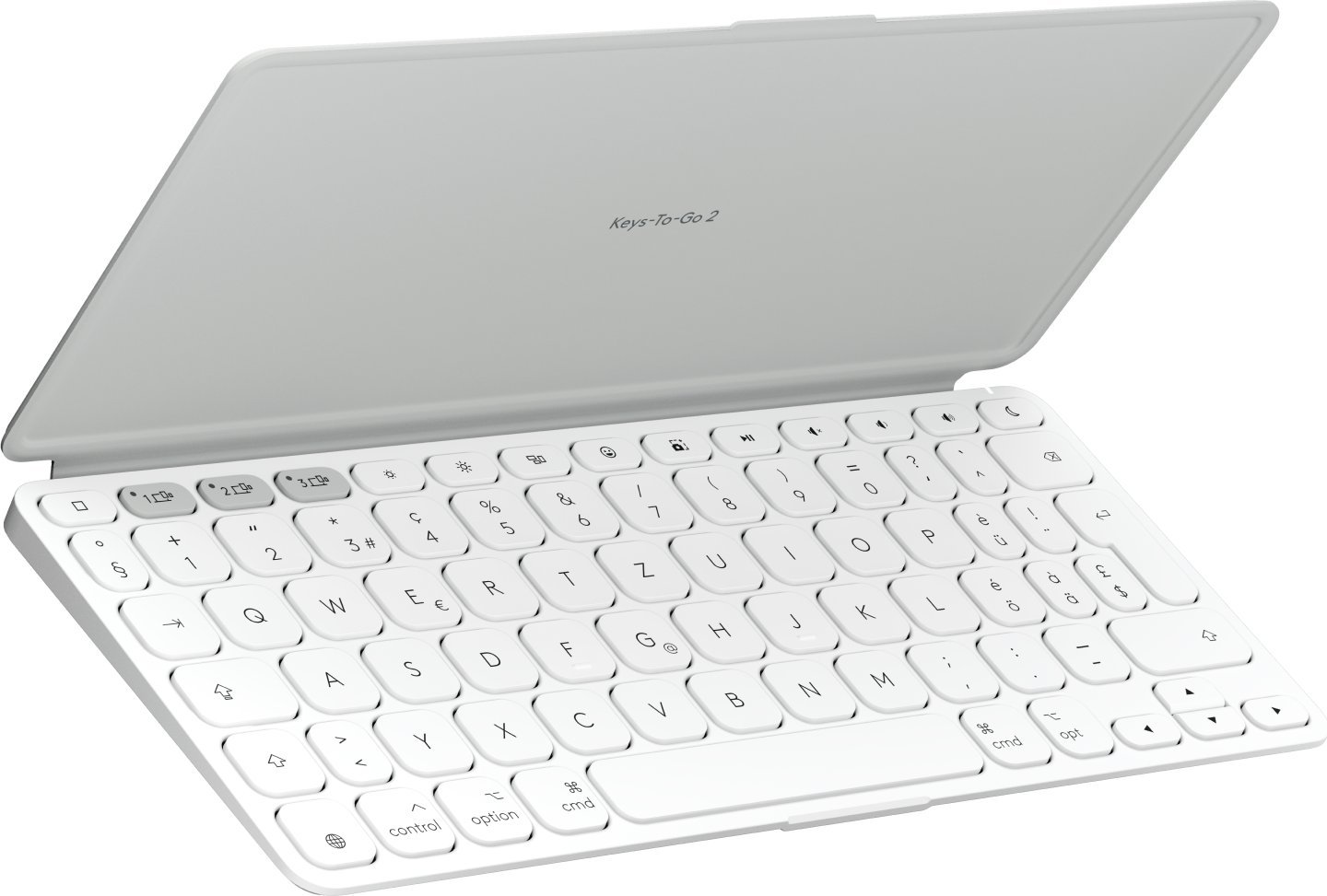 Logitech Keyboard 920-012965 / Keys-To-Go 2 Light gray