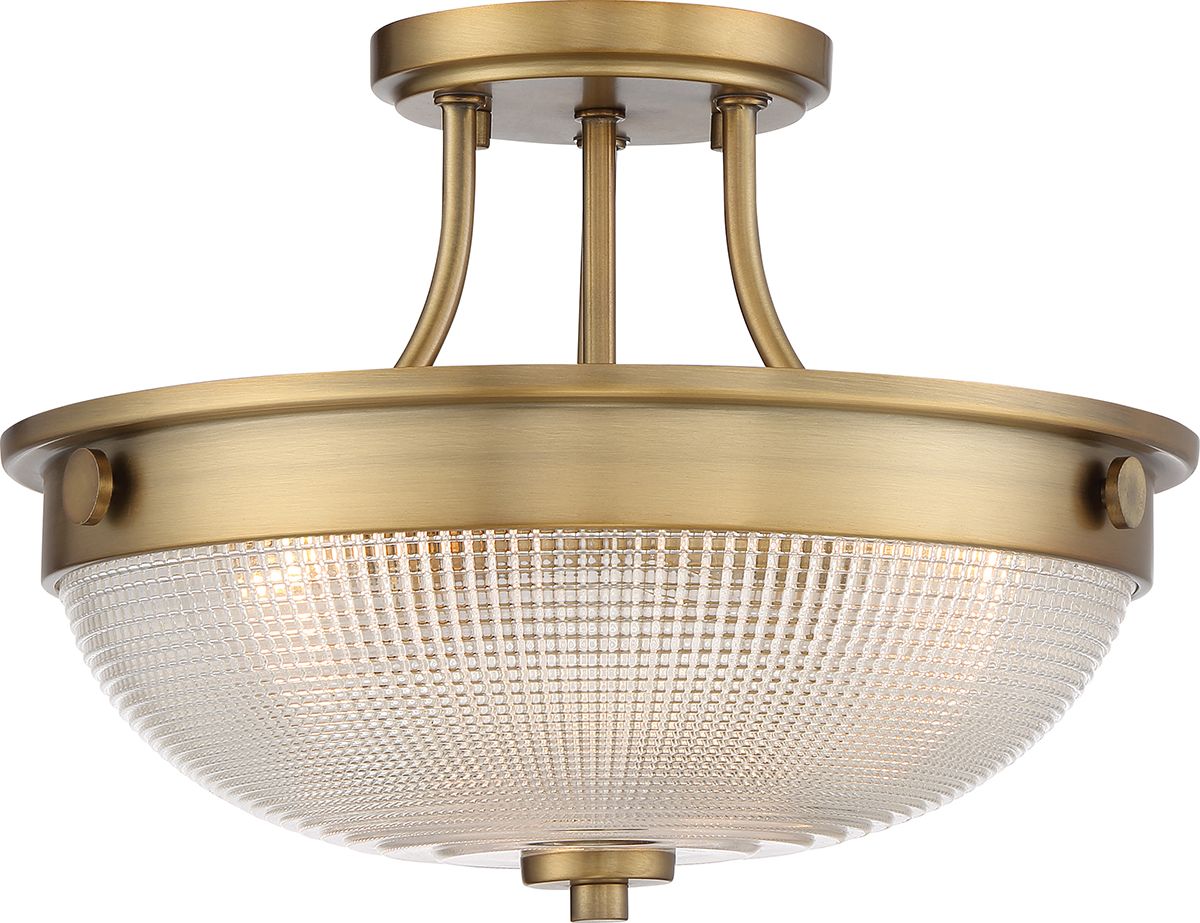 Lampa sufitowa Elstead Lampa sufitowa mosiądz do kuchni Elstead Mantle QZ-MANTLE-SF-WS