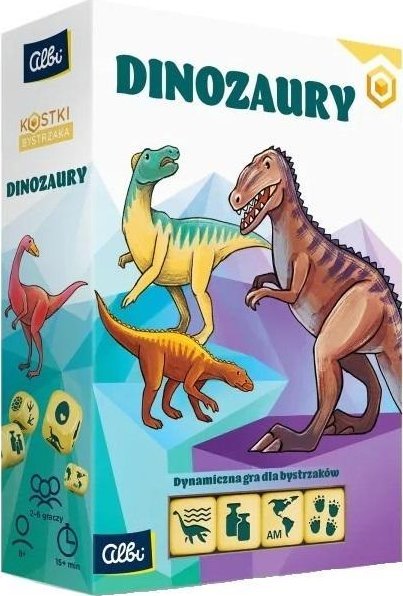 Kostki bystrzaka Dinozaury
