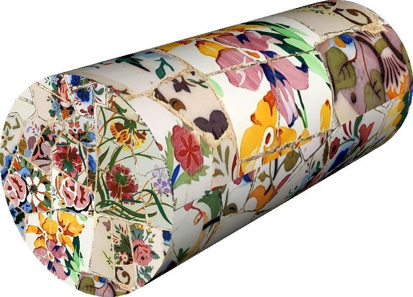 Bertoni-arco Poduszka Wałek - ALICANTE - 25x60 cm