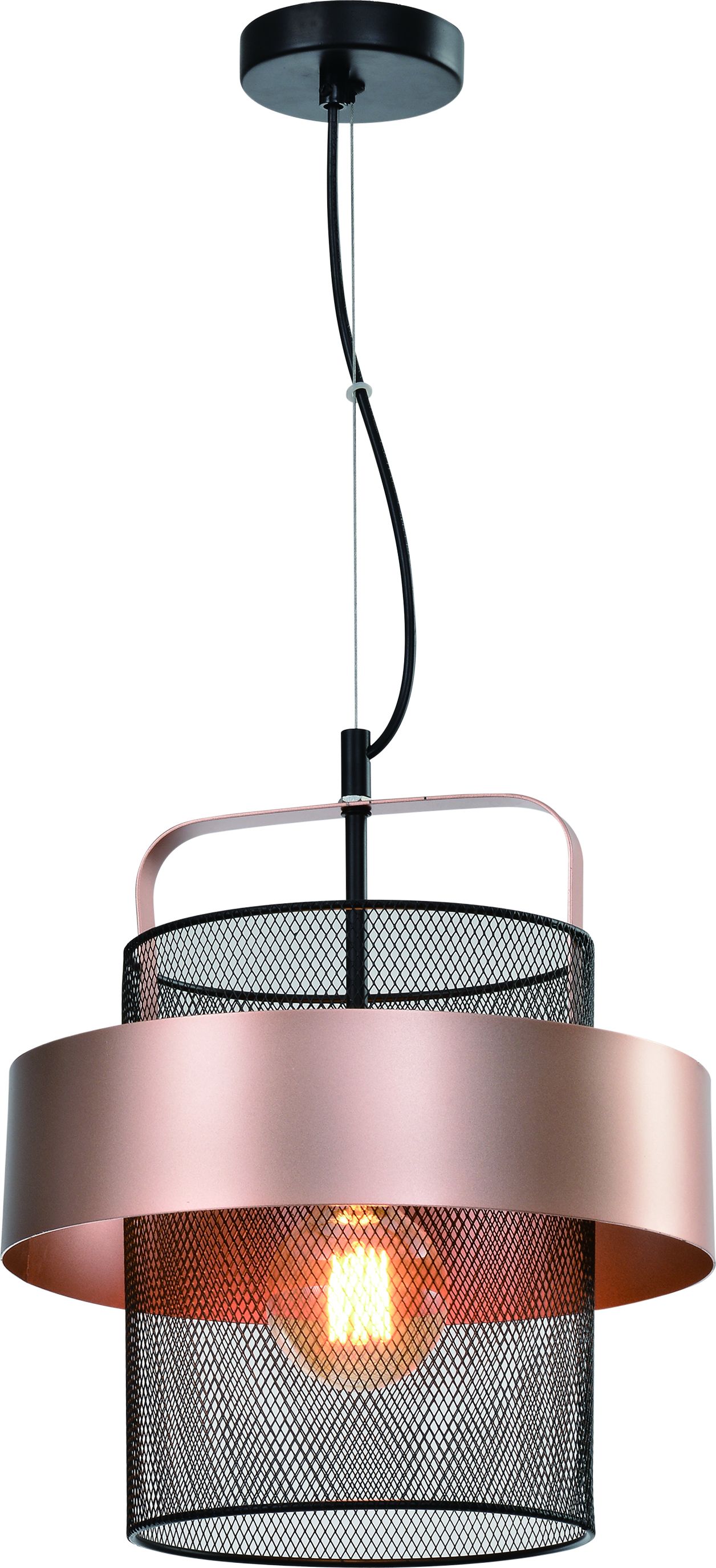 Lampa wisząca Candellux Loftowa lampa sufitowa LED Ready do sypialni Candellux FIDO 31-78490