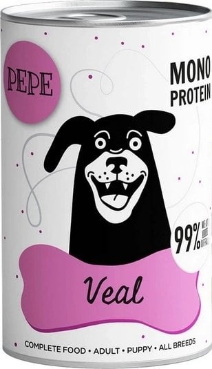 Paka Zwierzaka PEPE Veal (cielęcina) puszka 400g