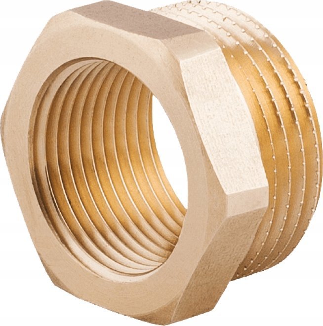 Perfexim Redukcja mosiądz 1/2x3/8" wzmocniona PHA-306 G1/2xG3/8 ZW PN16 [20/500]