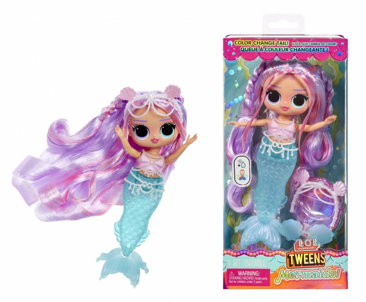 Lalka l.o.l. surprise tweens mermaid, lana marine