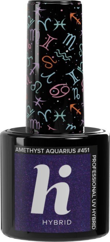Hi Hybrid Hi Hybrid Lakier hybrydowy Zodiac nr 451 Ametyst Aquarius 5ml