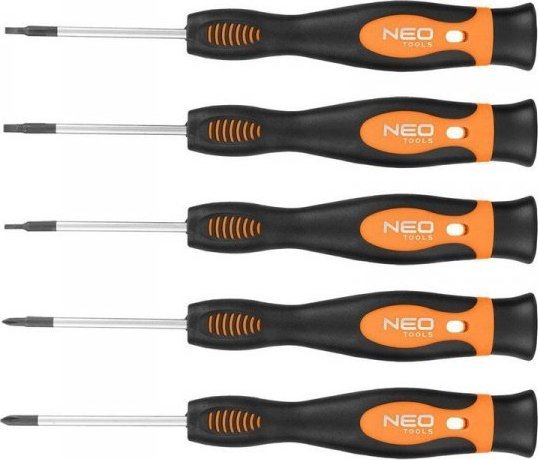 Neo ZESTAW WKRĘTAKÓW PRECYZYJNYCH 5SZT. (1 KPL)