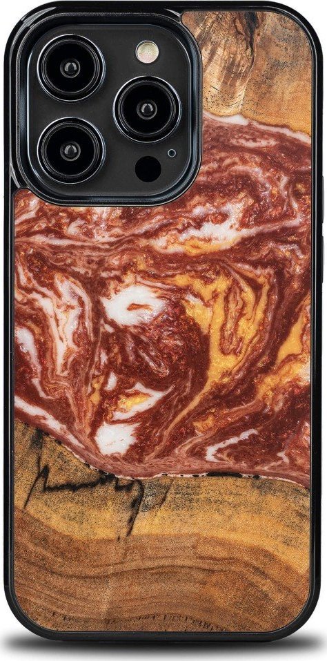 BeWood Etui Bewood Unique na iPhone 14 Pro - Planets - Mars