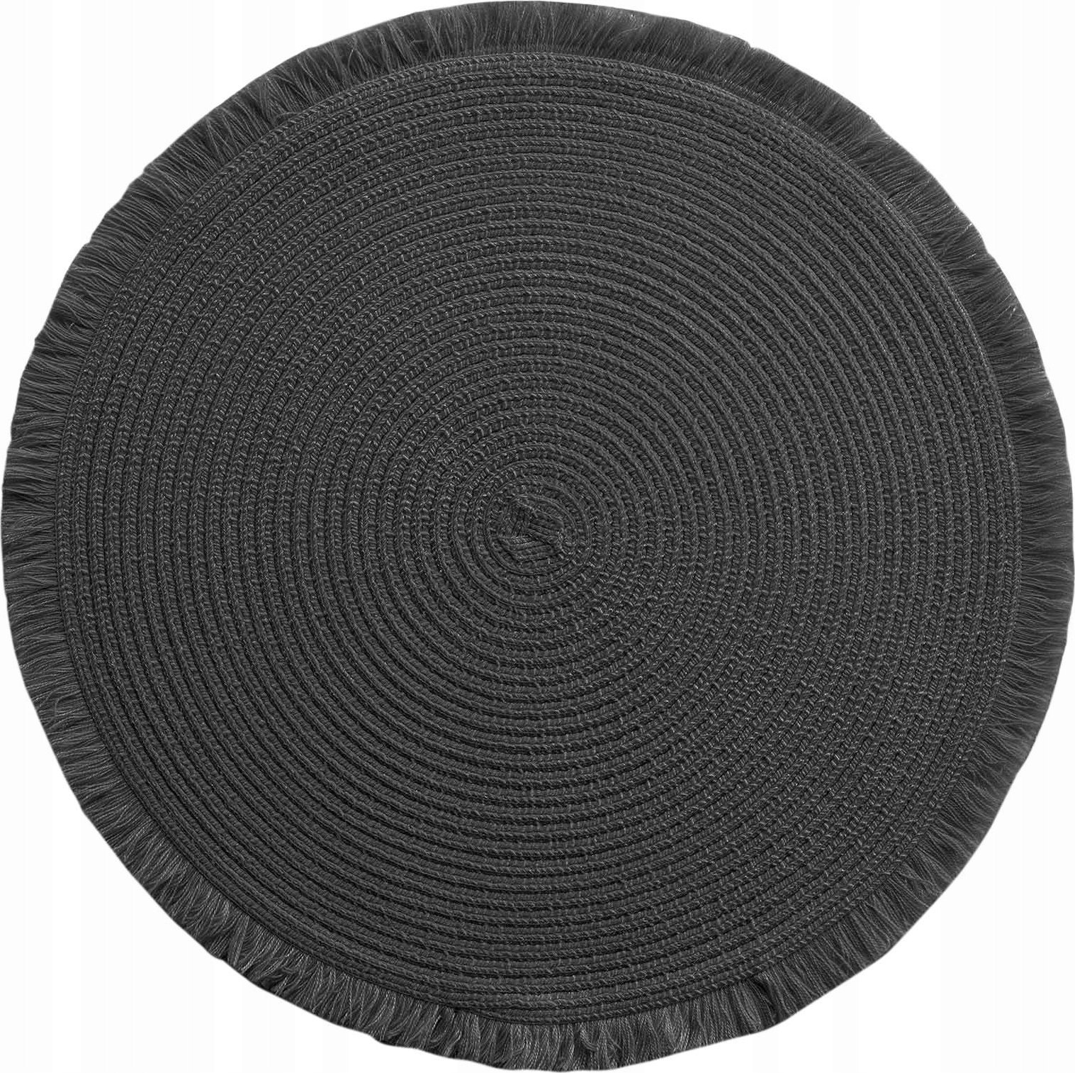 Douceur d`Interieur Podkładka pod talerz z frędzlami FALBALA, Ø 38 cm