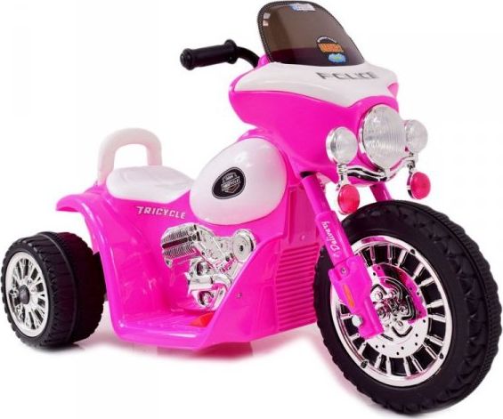 Super-Toys MOTOR POLICYJNY - PIERWSZY MOTOREK DLA DZIECKA, 3 KOŁOWY/JT568