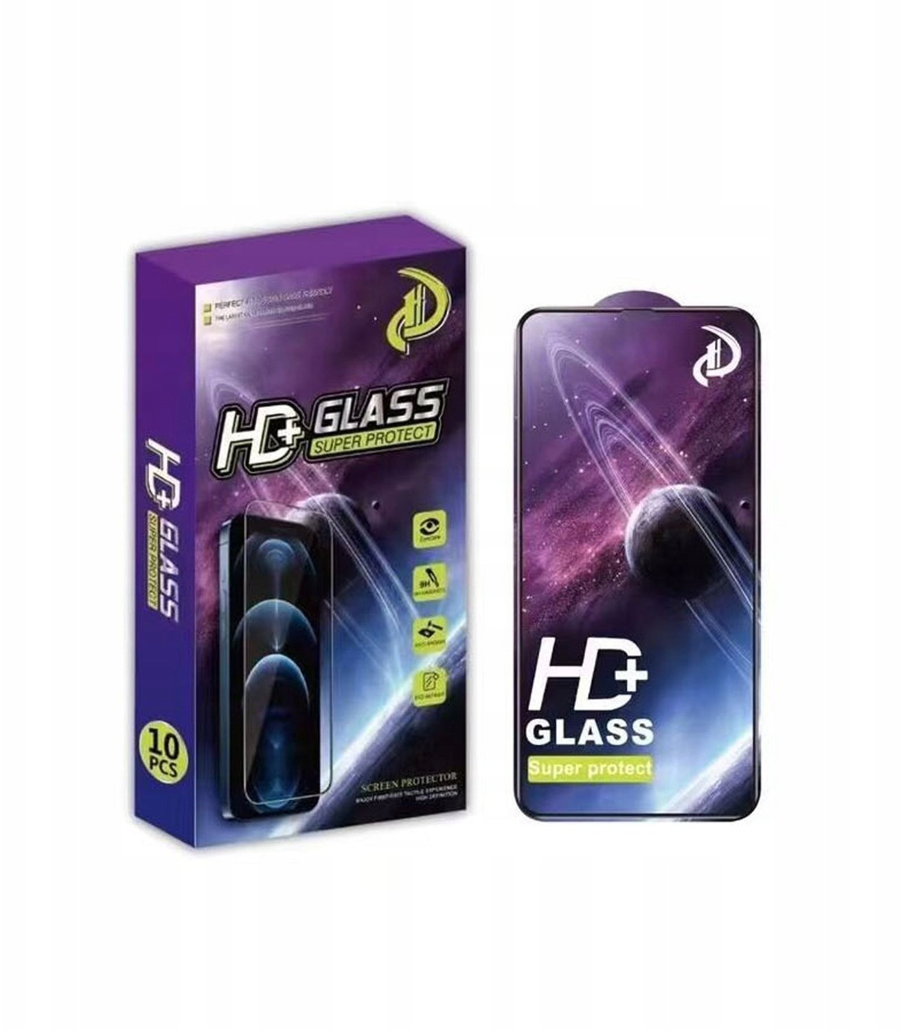 Szkło hartowane 9D do Samsung Galaxy S21 FE 5G czarna ramka 10w1