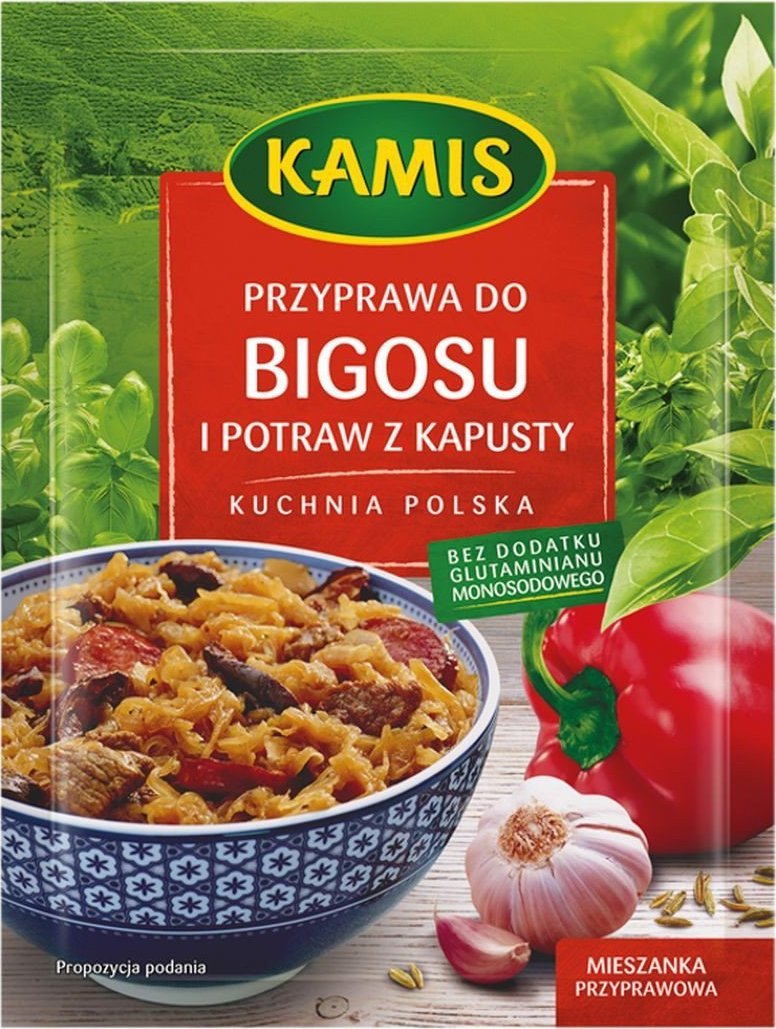 Kamis Kamis Kuchnia polska Przyprawa do bigosu i potraw z kapusty Mieszanka przyprawowa 20 g