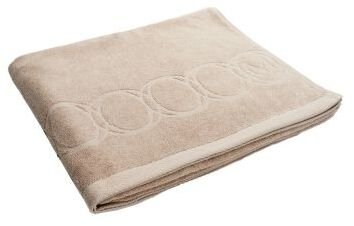 Ręcznik kąpielowy Monogram Opus100x160cm beżowy