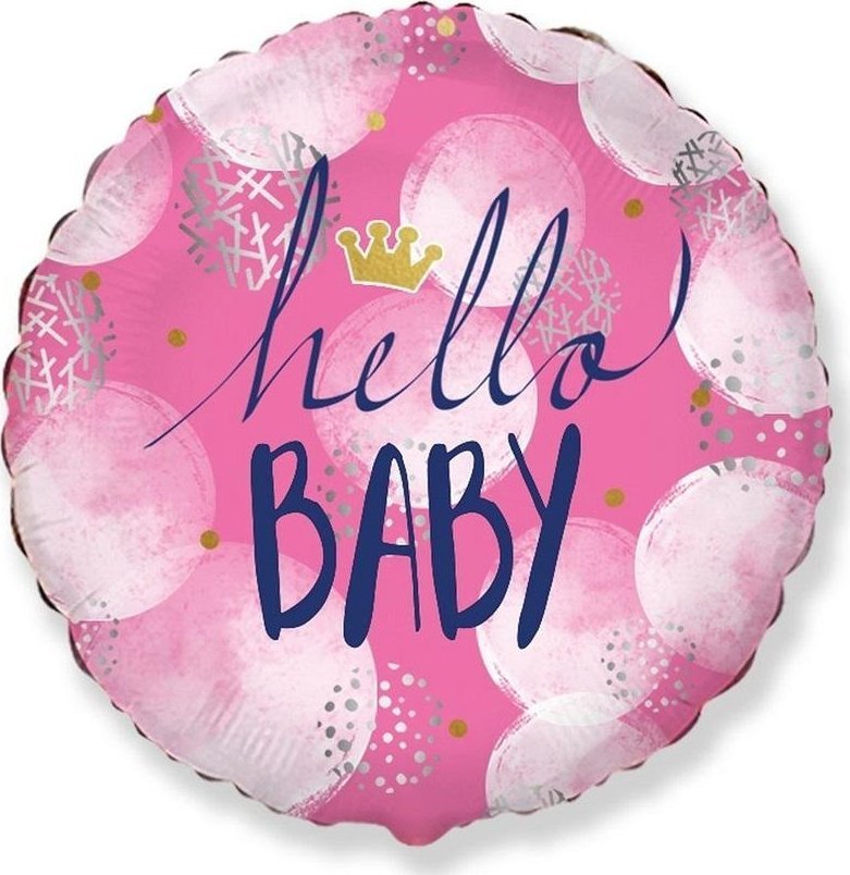 GoDan Balon foliowy Hello Baby Girl FX 46cm