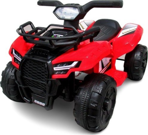 R-Sport Quad J8AAA czerwony na akumulator, quady dla dzieci muzyka światło