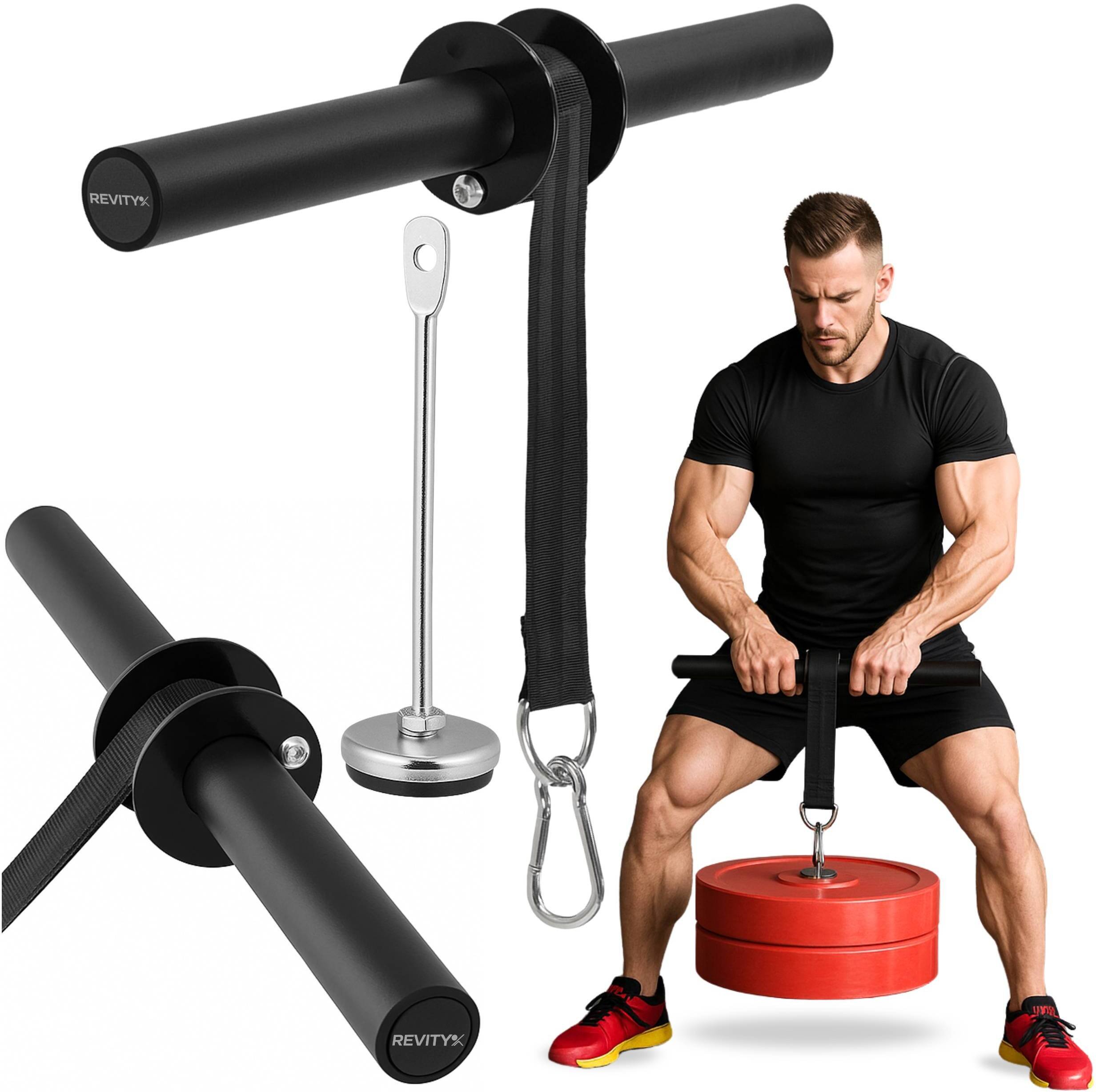 Uchwyt do treningu przedramion forearm blaster, wrist roller antypoślizgowy