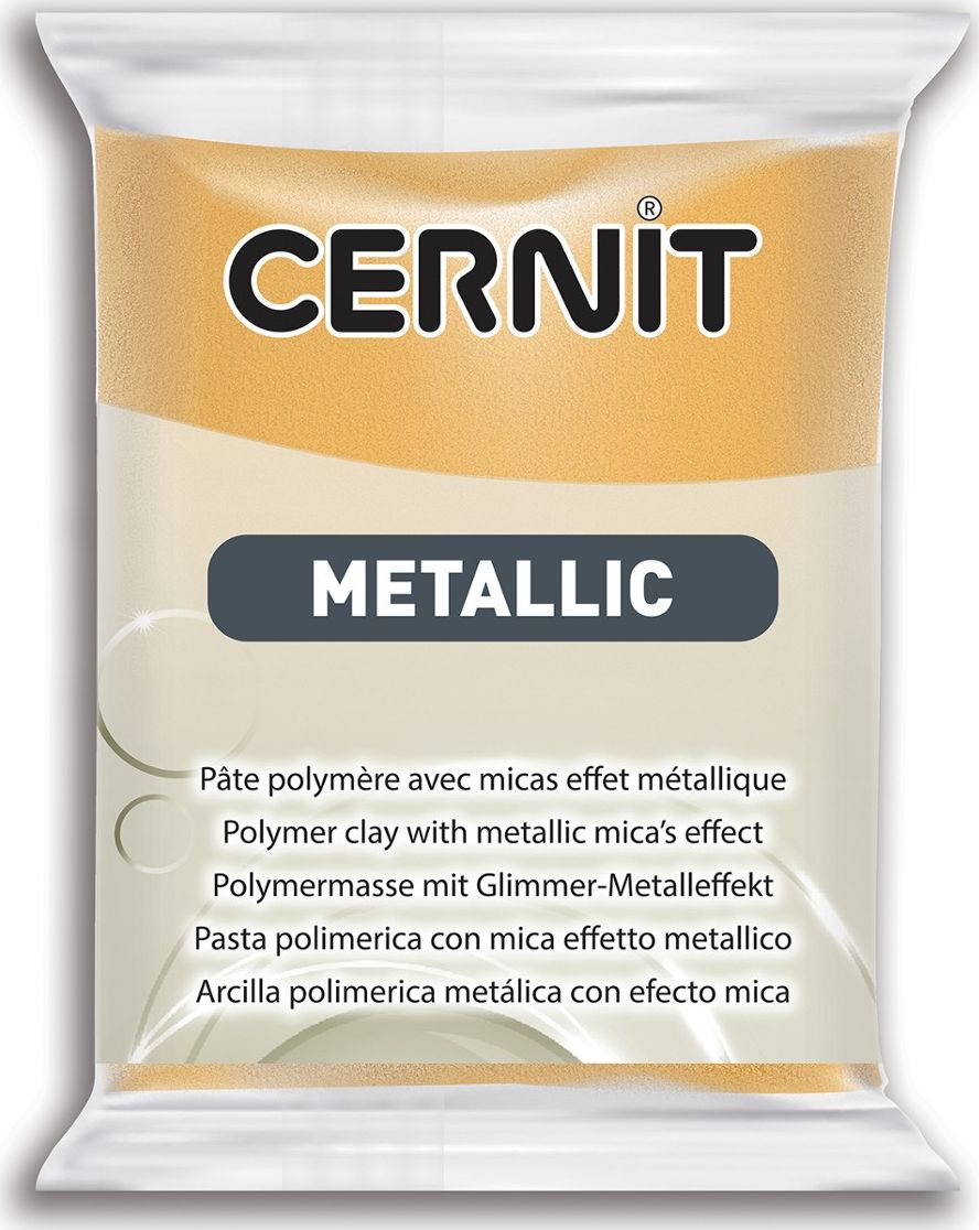 The Clay and Paint Factory Modelina Cernit Metaliczna Złota 56 g