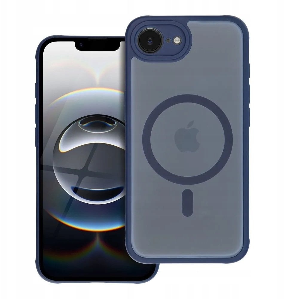 Futerał FULL MATTE MAG COVER kompatybilny z MagSafe do IPHONE 11 niebieski