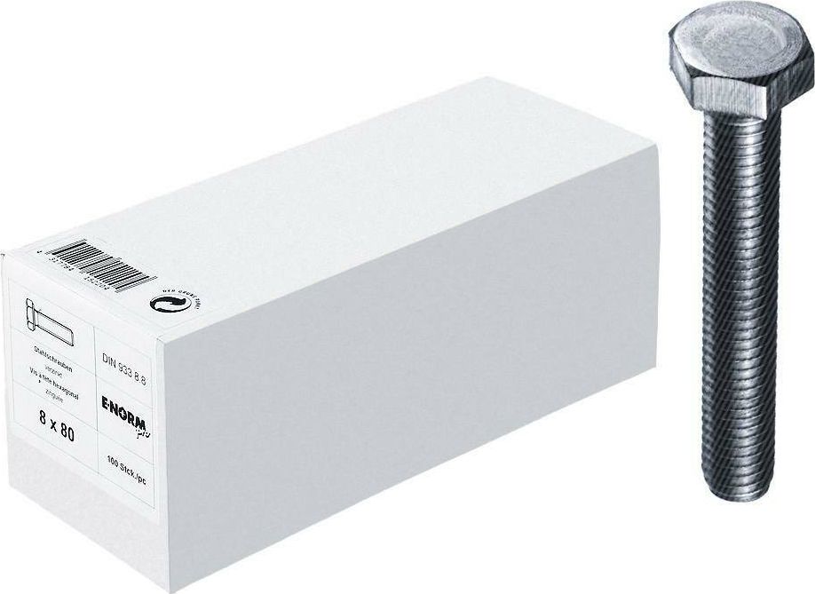 E-NORMpro DIN 933 8.8 ocynk.galwan. M10x35 opak.handl.E-NORMpro