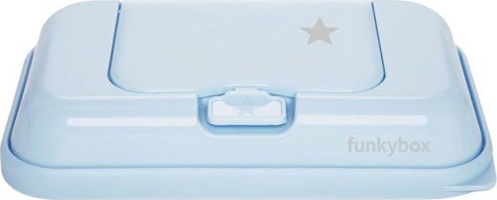 Funkybox Pojemnik na chusteczki To go, niebieski, gwiazda