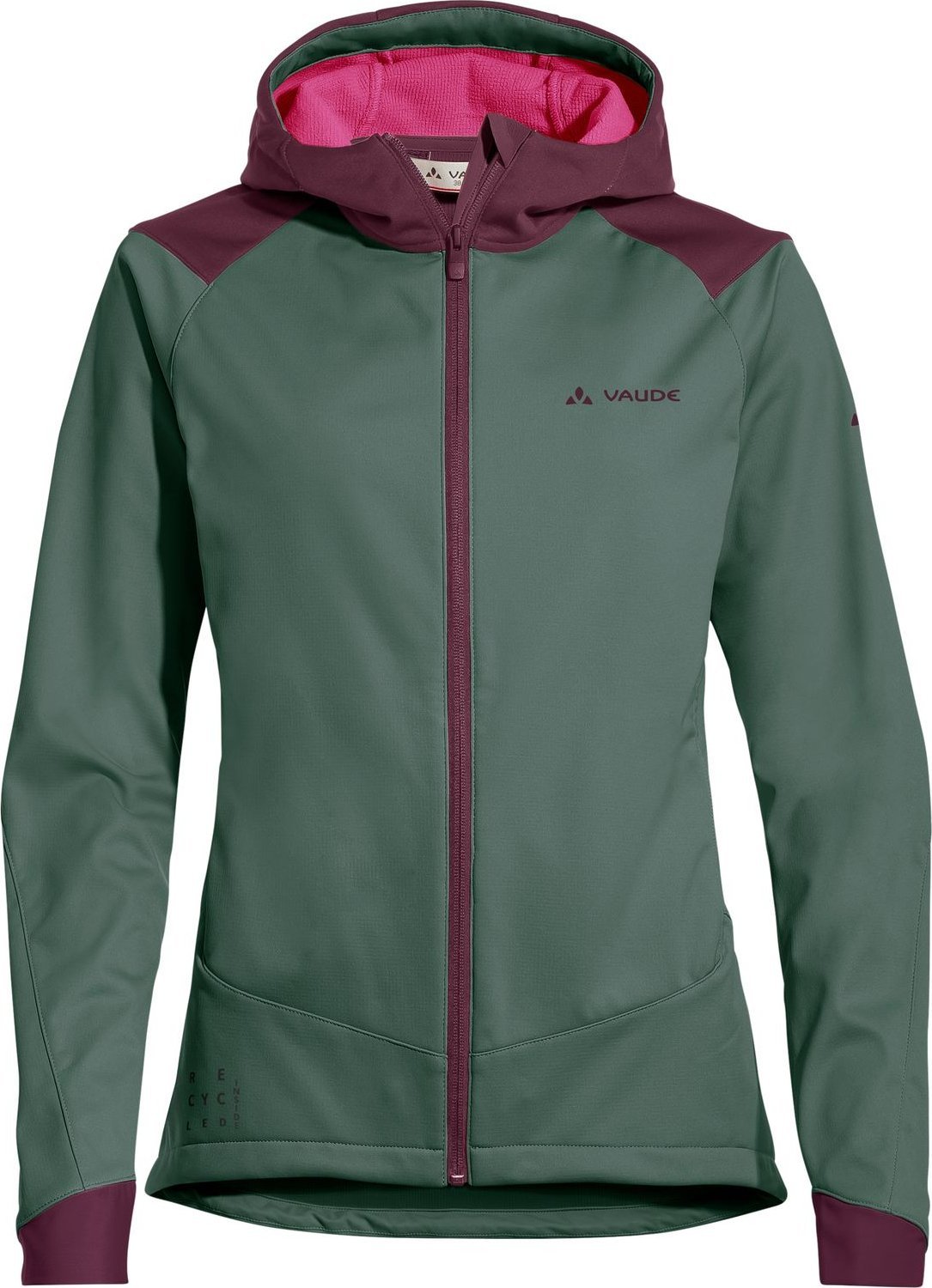 Vaude Kurtka wodoodporna sportowa damska Vaude Qimsa - zielona 38