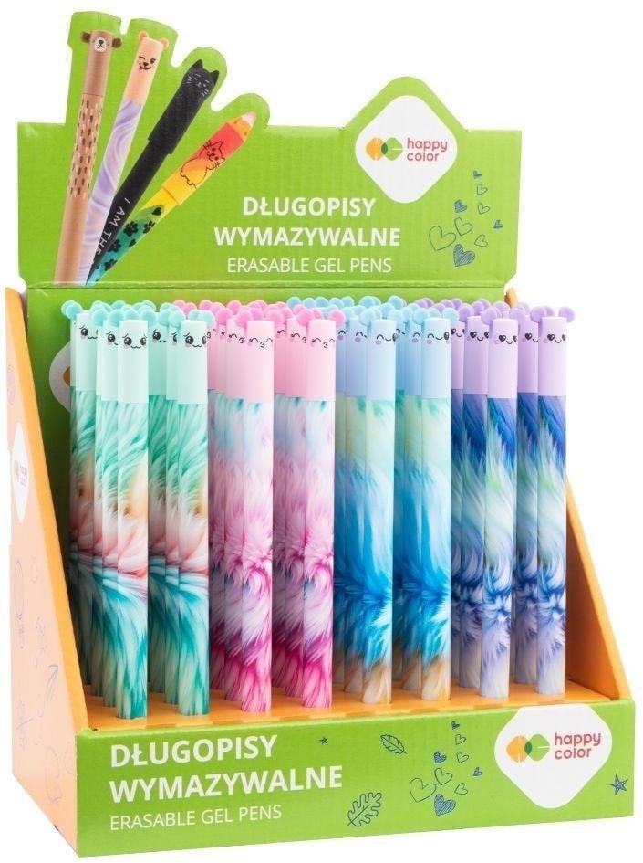 Długopis wymaz. Uszaki nieb (40szt) HAPPY COLOR