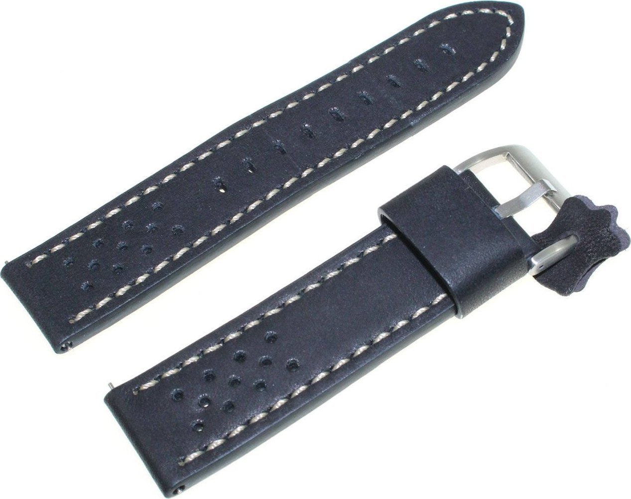 Diloy Skórzany pasek do zegarka 22 mm Diloy 398.22.58 Easy Click