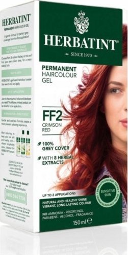Herbatint Trwała Farba Do Włosów W Żelu 150ml Purpurowa Czerwień (FF2)
