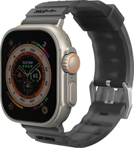 Skinarma pasek Shokku Apple Watch 49/45/44mm dymny/smoke