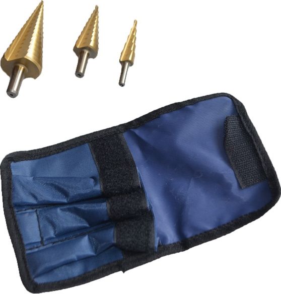 Wiertło JOBIextra stopniowe walcowe 4 6 10 12 14 16 8 18 20 30 32 22 24 28 26mm 3szt. (X1033)