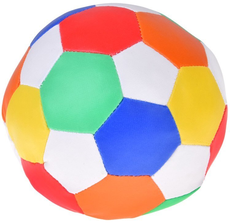 Jokomisiada Miękka kolorowa piłka pluszowa 15cm szmacianka ZA5682 EDUKAMP