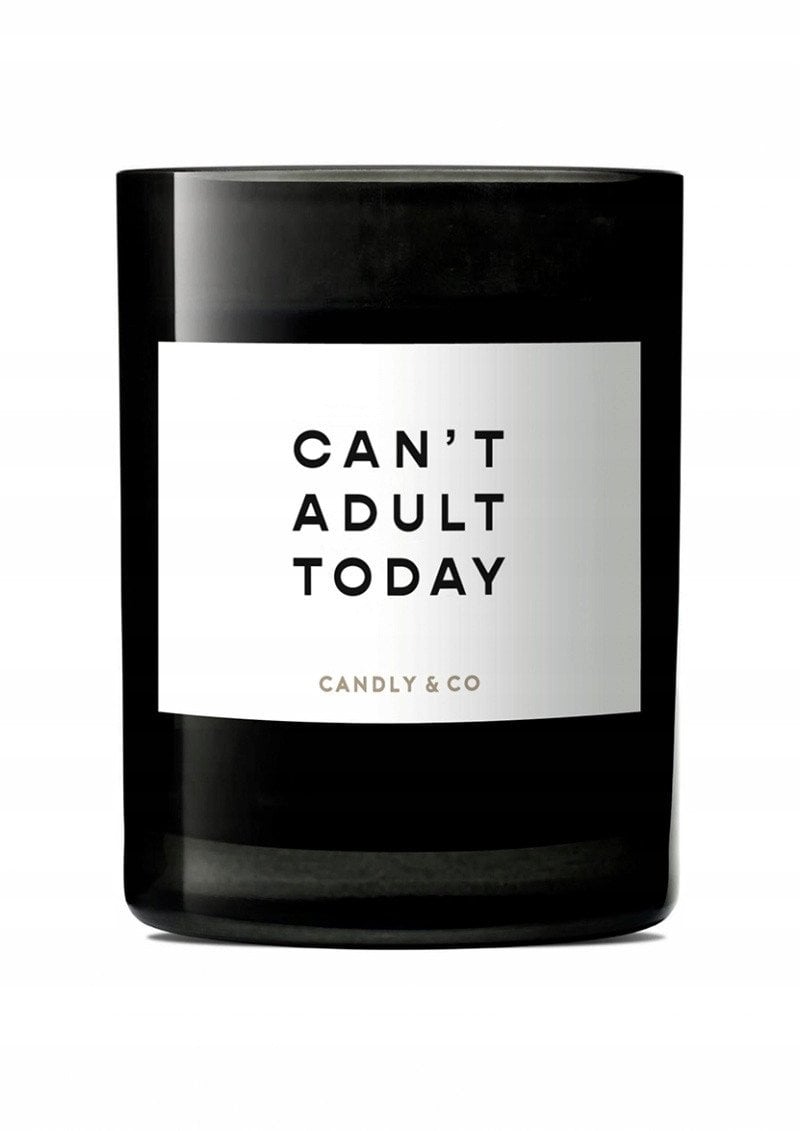 Świeca sojowa w szkle CANDLY&CO, Can't Adult Today, zapach No.1, 250g