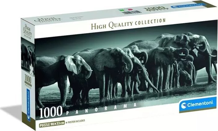 Clementoni Puzzle Panorama Herd of Giants 1000 elementów (39895)