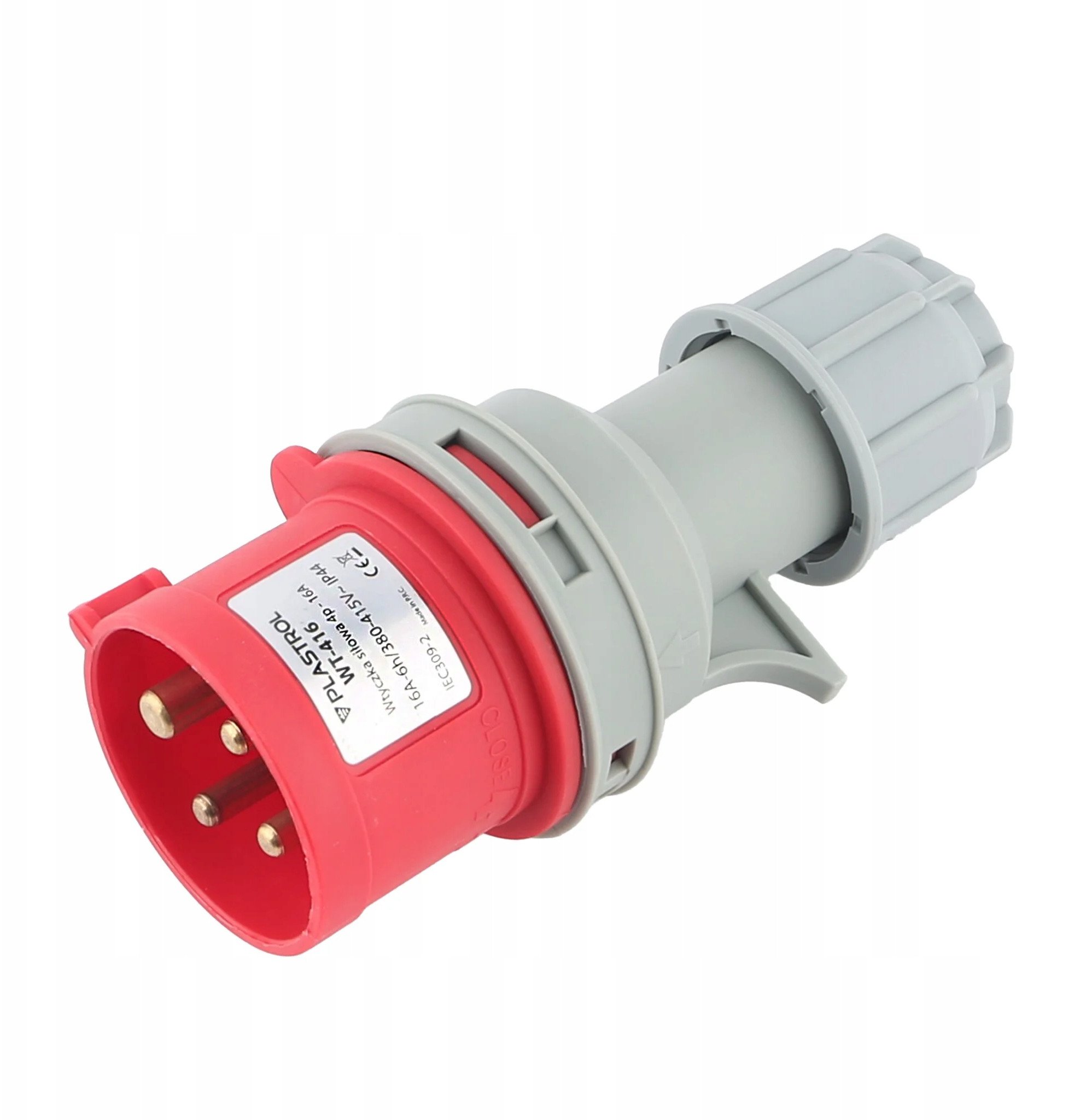 Wtyczka siłowa 4p - 16A WT-416 Plastrol