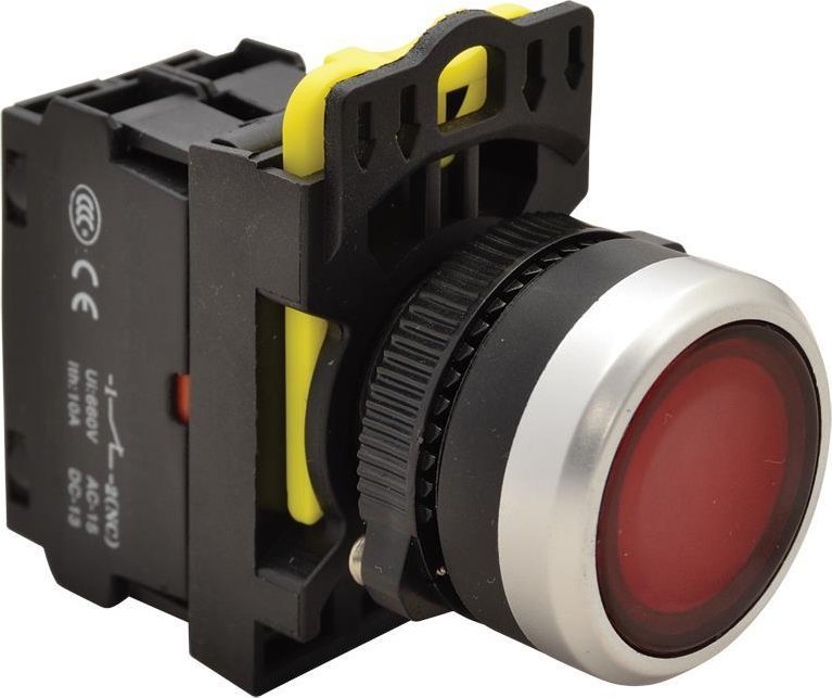 Tracon Electric Przycisk podświetlany NYG3-LB czerwony