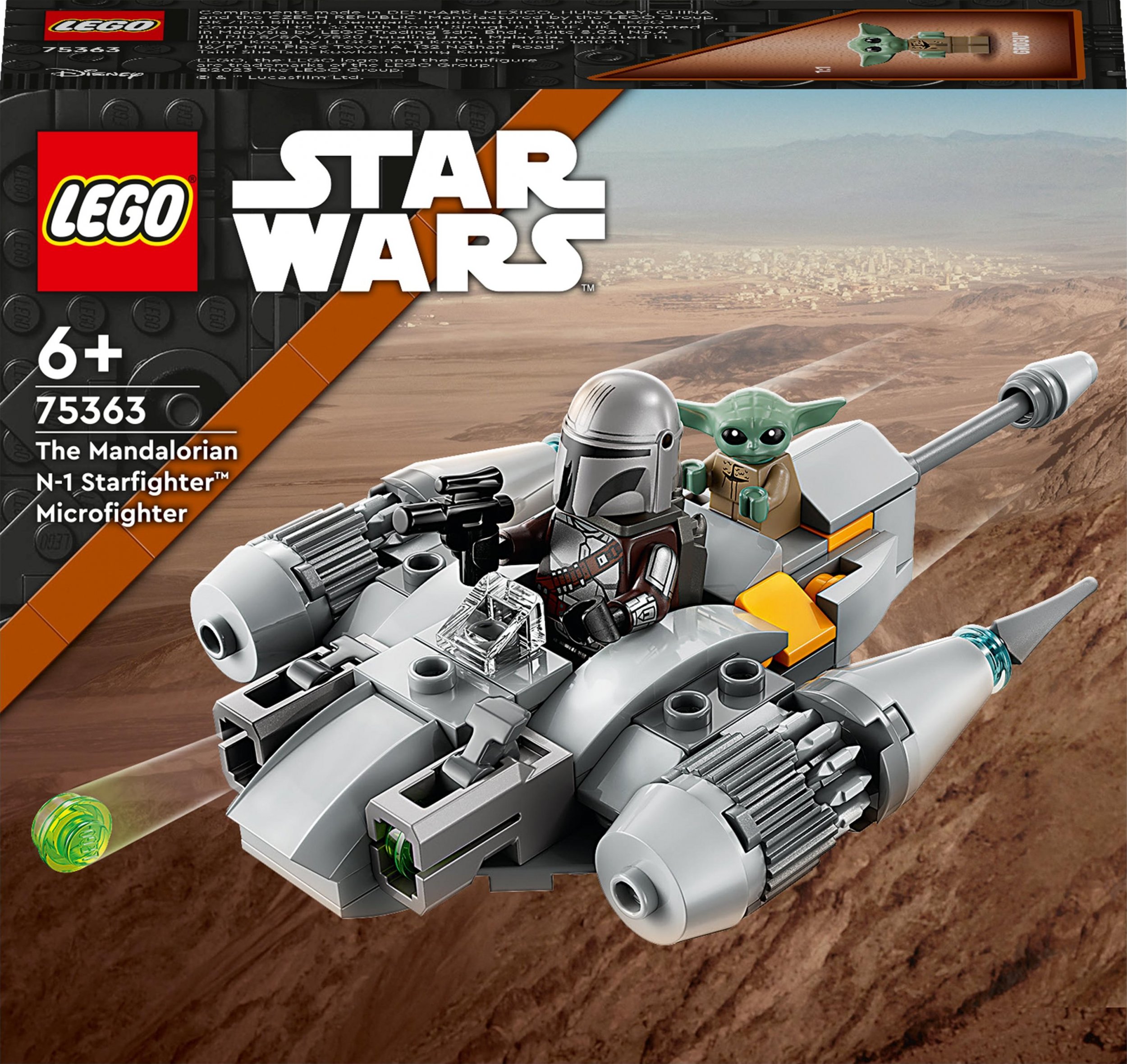 LEGO Star Wars Myśliwiec N-1™ Mandalorianina w mikroskali (75363)