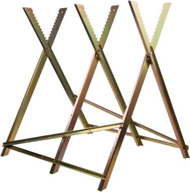 Drewutnia Garden King Mocny stojak składany do cięcia drewna metalowy koziołek kobyłka