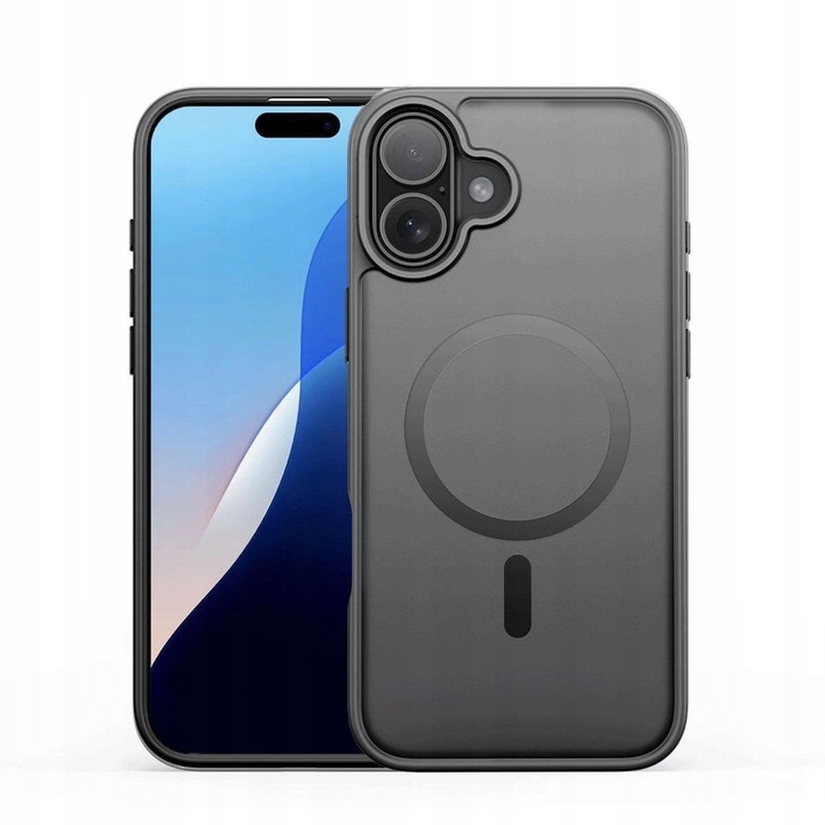 Etui magnetyczne Magsafe DuxDucis Yind do iPhone 16 Plus, czarne