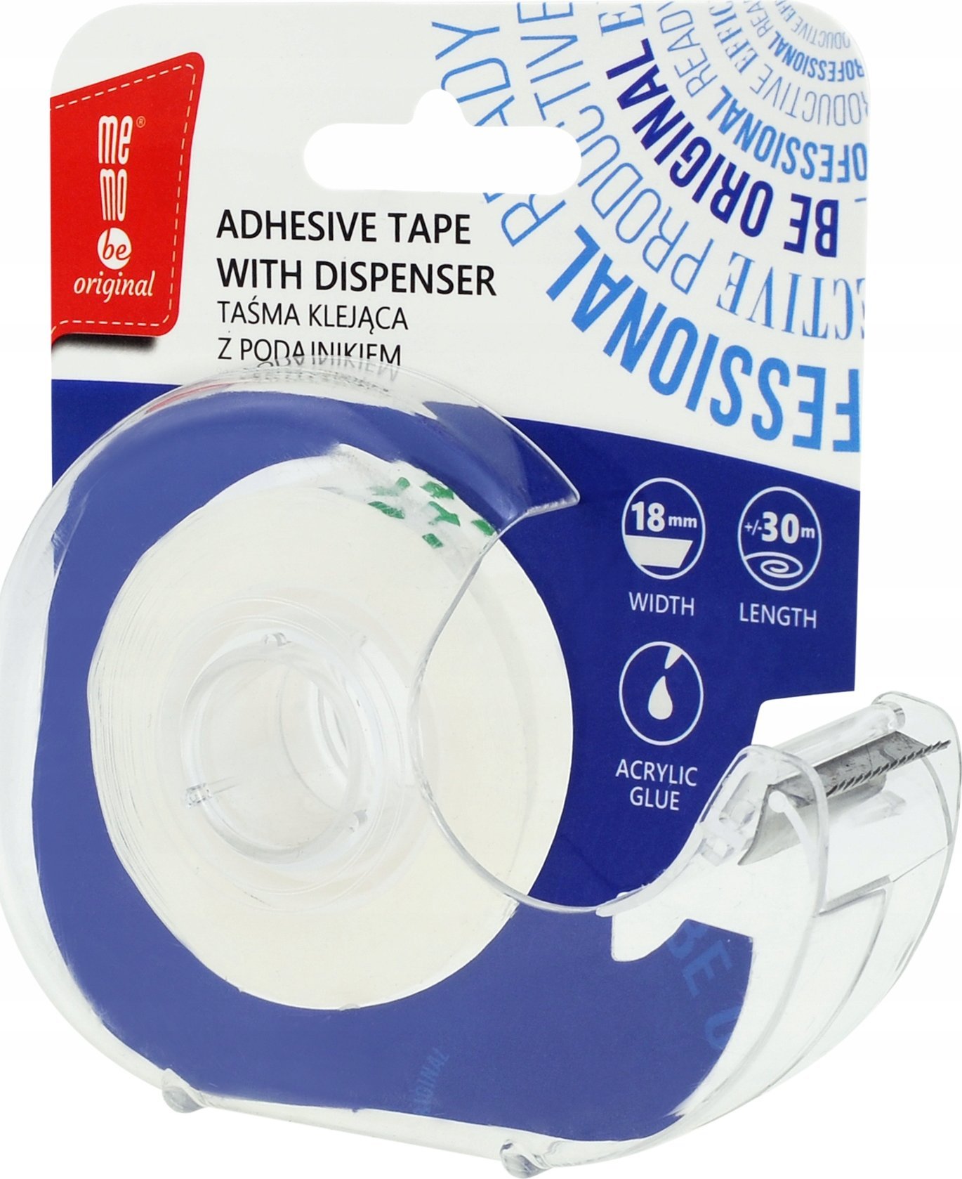 Teka Ta¶ma klej±ca 18mmx30m z podajnikiem MemoBe