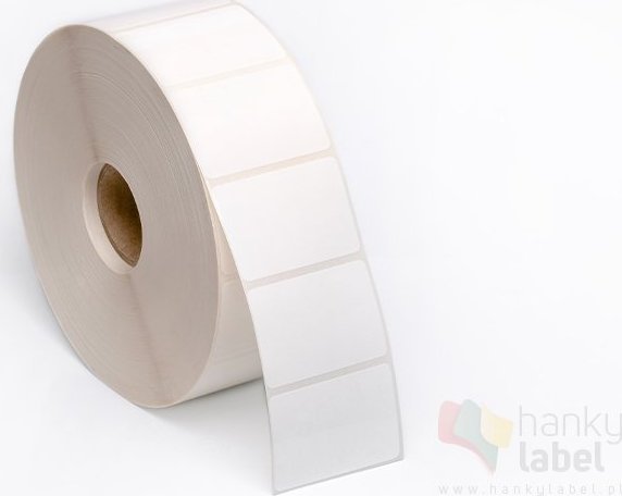 HankyLabel Etykiety foliowe - 60x40 mm / 1000 szt. naklejki samoprzylepne do drukarki